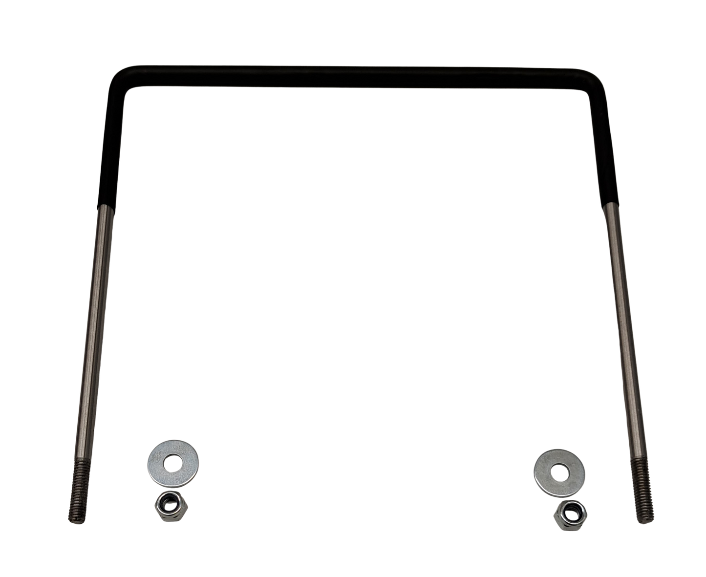 Bracket for battery / wide with shrink tubing