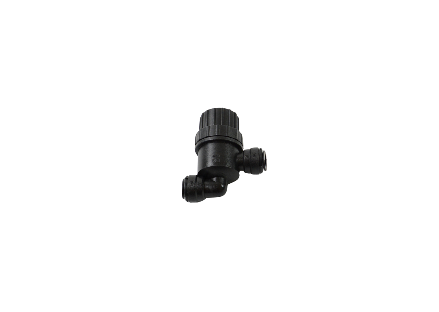 Filter in hose with strainer