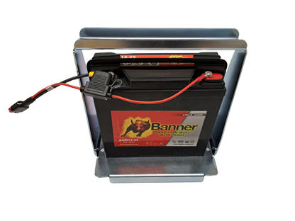 Portabatterie intercambiabile montato con 1 batteria SLA