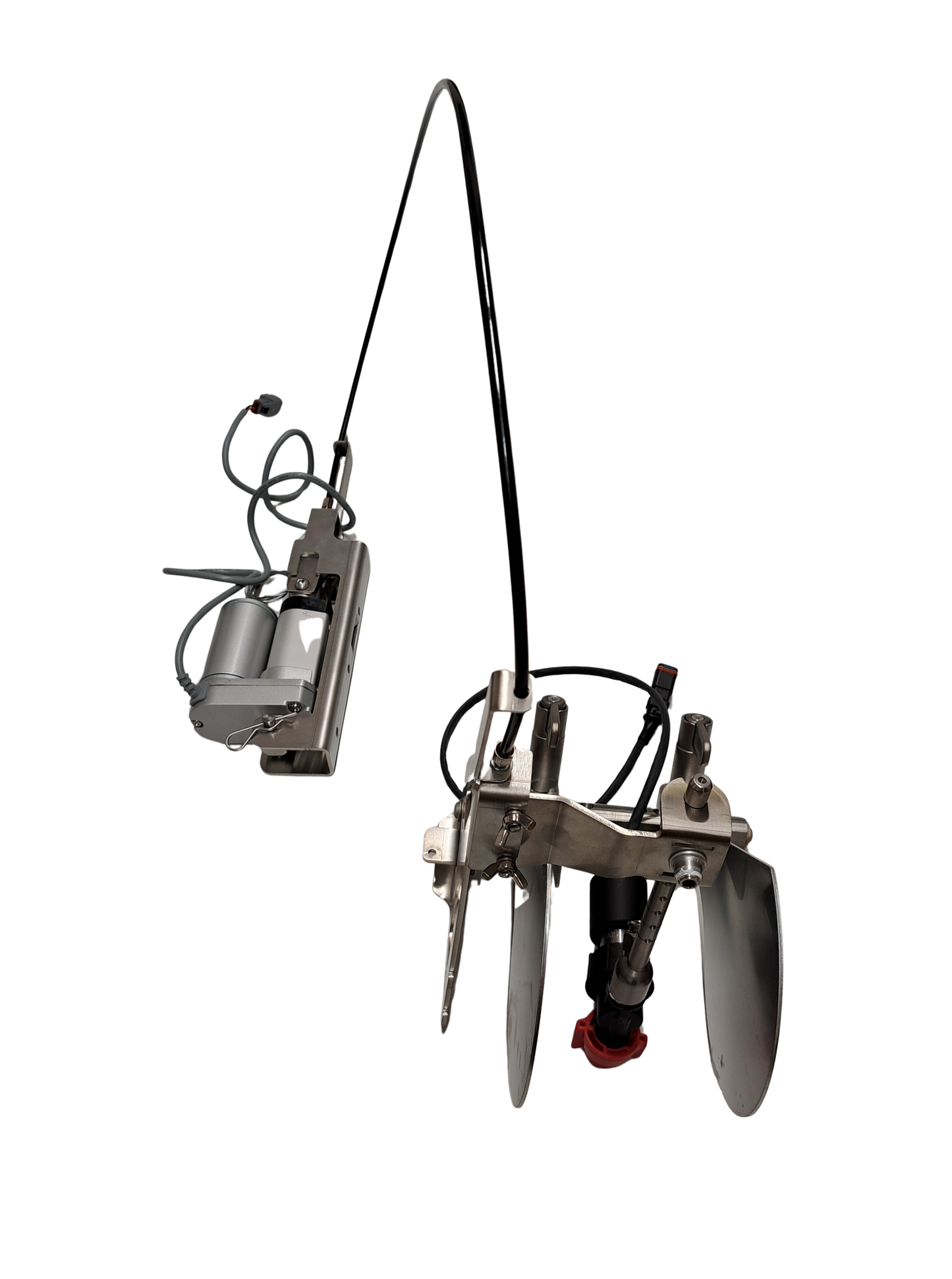 Testina di spruzzo, abbassabile manualmente