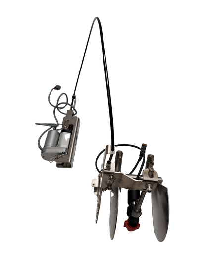 Testina di spruzzo, abbassabile manualmente