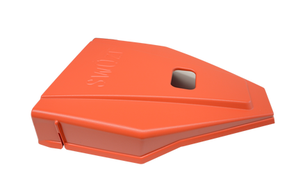 Abdeckung rot GEN5 mit Schlitz für Laser-Lösung