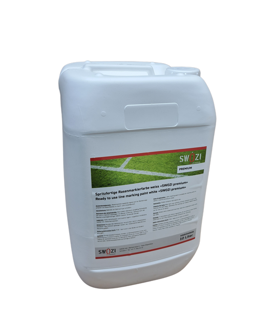 SWOZI premium (spritzfertige Rasenmarkierfarbe weiss) 10 l